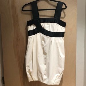Robert Rodriguez formal B&W dress worn ONCE